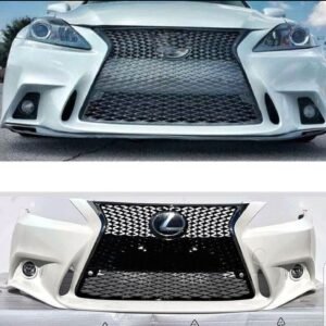 2006-2013 Lexus IS250 IS350 conversion to 14+ F-sport front bumper crystal white pearl